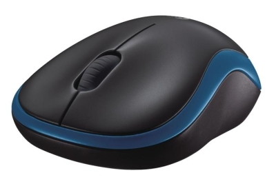 Безжична оптична мишка Logitech M185 - 910-002239, Синя gallery image 3