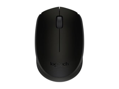 Безжична оптична мишка Logitech B170 - 910-004798, Черна
