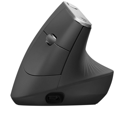 Безжична оптична мишка Logitech MX Vertical Advanced Ergonomic - 910-005448, Черна gallery image 2