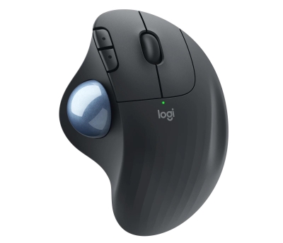 Безжична оптична мишка Logitech Ergo M575 - 910-005867, Графит