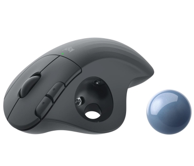 Безжична оптична мишка Logitech Ergo M575 - 910-005867, Графит gallery image 4