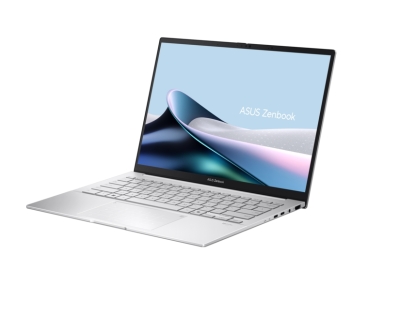 Лаптоп ASUS Zenbook UX3405CA-ST1109NA, 14.0", Intel Core Ultra 9 285H, WQXGA+ OLED 120Hz, 32GB LPDDR5X, 1TB SSD, Сребрист - 90NB14W2-M025F0 gallery image 4
