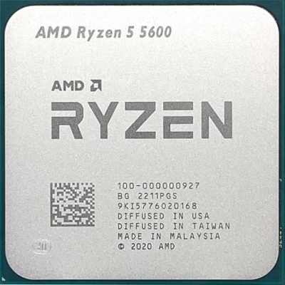 Процесор AMD Ryzen 5 5600 (3.5 GHz) Tray - 100-100000927