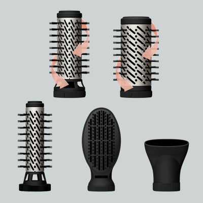 Електрическа четка за коса Rowenta Brush Activ - UB9540F0  gallery image 4