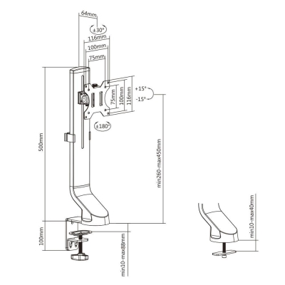 Стойка за монитор ACT - AC8321 gallery image 9