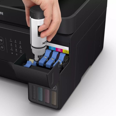 Мултифункционалнo устройствo Epson EcoTank L5590, Мастилоструйно, A4, 4800 x 1200 dpi, 33 ppm, Fax - C11CK57403 gallery image 3