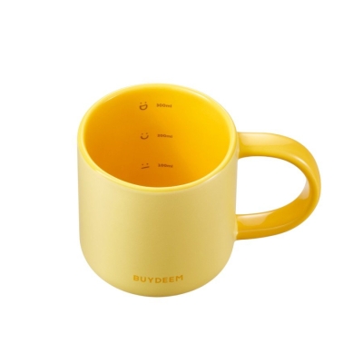 Керамична чаша Buydeem CD1018, 300 ml, Жълта - CD1018-MY gallery image 2