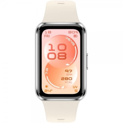 Фитнес гривна HUAWEI Band 11 Candy-B29F, Бяла - 6942103182587 gallery image 1