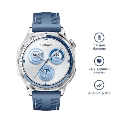 Смарт часовник HUAWEI Watch GT5 Vili-B19W, Син - 6942103132025 gallery image 3