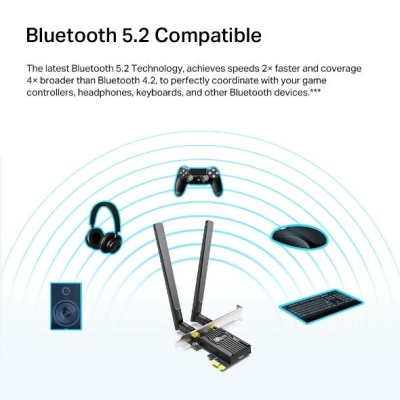 Безжичен адаптер TP-Link Archer - TX20E gallery image 4