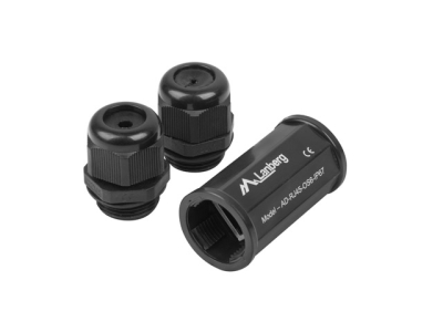 Конектор Lanberg, RJ-45, CAT.6 - AD-RJ45-OS6-IP67 gallery image 1