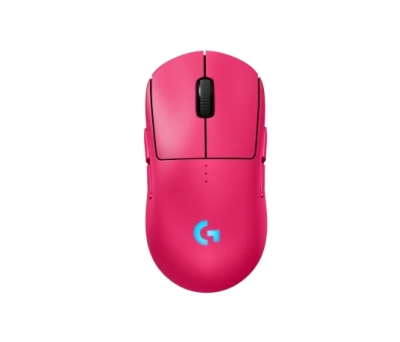 Безжична геймърска мишка Logitech Pro 2 Lightspeed - 910-007309, Розова