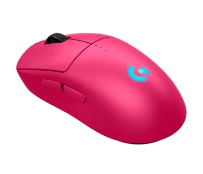 Безжична геймърска мишка Logitech Pro 2 Lightspeed - 910-007309, Розова gallery image 3