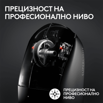 Безжична геймърска мишка Logitech G Pro X Superlight 2 - 910-006638, Бяла gallery image 2