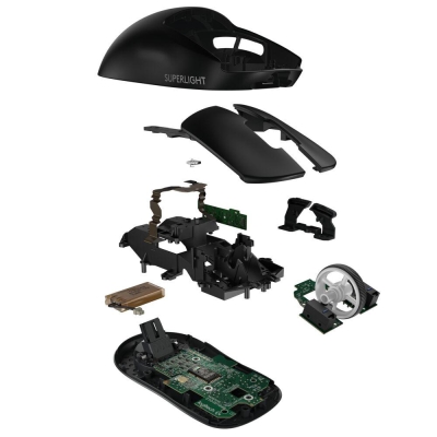 Безжична геймърска мишка Logitech G Pro X Superlight - 910-005880, Черна gallery image 10