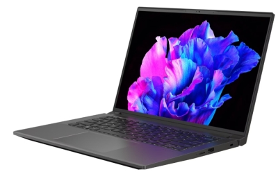 Лаптоп Acer Swift X 14 SFX14-71G-75L8, 14.5", Intel Core i7-13700H, 2.8K OLED 120Hz, 16GB DDR5, 1TB SSD, NVIDIA RTX 4050 6GB, Windows 11 Home, Сив - NX.KEVEX.001 gallery image 4