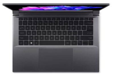 Лаптоп Acer Swift X 14 SFX14-71G-75L8, 14.5", Intel Core i7-13700H, 2.8K OLED 120Hz, 16GB DDR5, 1TB SSD, NVIDIA RTX 4050 6GB, Windows 11 Home, Сив - NX.KEVEX.001 gallery image 5
