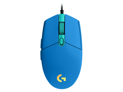 Геймърска мишка Logitech G102 LightSync - 910-005801, Синя