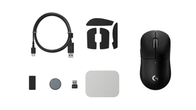 Безжична геймърска мишка Logitech G Pro X Superlight 2c - 910-007531, Черна gallery image 8