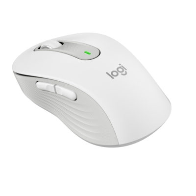 Безжична мишка Logitech Signature M650 Wireless Mouse - 910-006255, Бяла gallery image 4