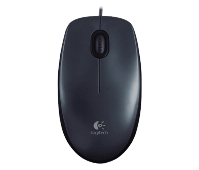 Мишка Logitech Mouse M100 - 910-006652, Сива
