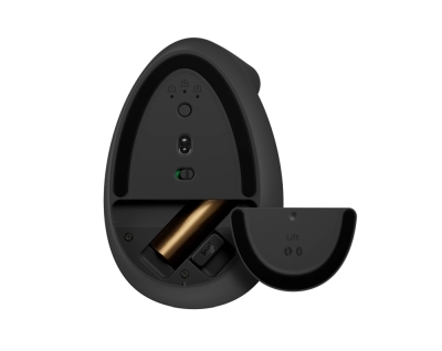 Безжична мишка Logitech Lift Vertical Ergonomic Mouse - 910-006473, Графит gallery image 2