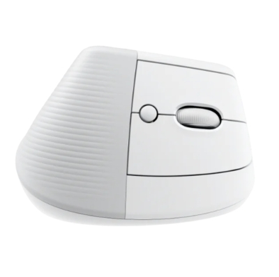 Безжична мишка Logitech Lift Vertical Ergonomic Mouse - 910-006475, Бяла gallery image 2