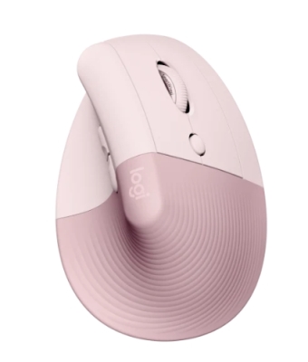 Безжична мишка Logitech Lift Vertical Ergonomic Mouse - 910-006478, Розова