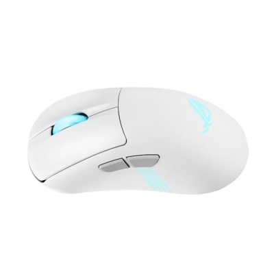 Безжична геймърска мишка Asus ROG Keris II Origin - 90MP04A0-BMUA10, Бяла gallery image 4