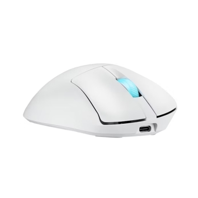 Безжична геймърска мишка Asus ROG Keris II Origin - 90MP04A0-BMUA10, Бяла gallery image 5