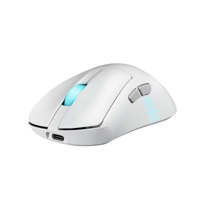 Безжична геймърска мишка Asus ROG Keris II Origin - 90MP04A0-BMUA10, Бяла gallery image 6