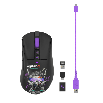 Геймърска безжична мишка A4tech Bloody R73 Pro  Cypher Ghost - R73 PRO GHOST, Черна gallery image 1