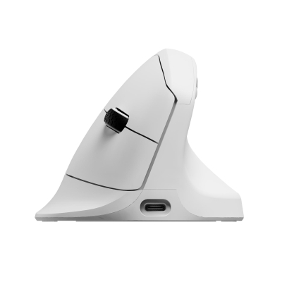 Ергономична геймърска мишка Keychron M5 Wireless 8K - M5-A24, Бяла gallery image 3