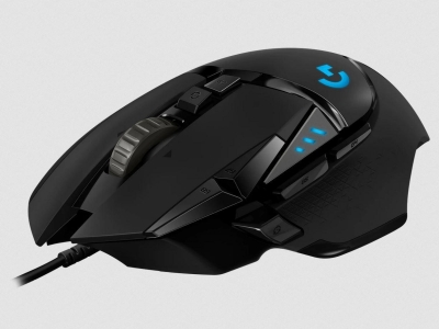 Геймърска мишка Logitech G502 HERO - 910-005471, Черна