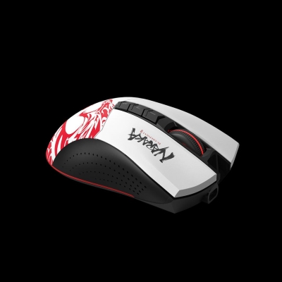 Геймърска безжична мишка A4tech Bloody R90 Plus Naraka - A4-MOUSE-R90-PLUS, Бяла/Черна gallery image 2