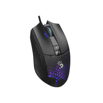 Геймърска мишка A4tech Bloody L65 Max Honeycomb - A4-MOUSE-L65MAX-HONEY, Черна gallery image 2