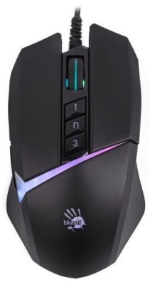 Геймърска оптична мишка А4 Bloody W60 Max - A4-MOUSE-W60-STONE, Черна gallery image 3
