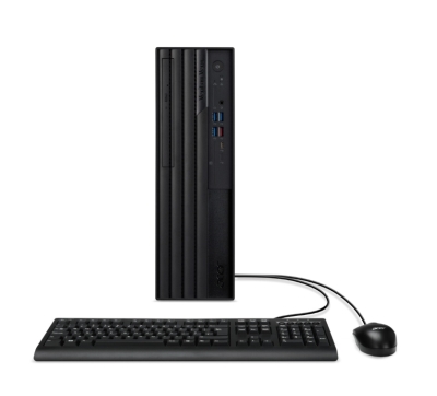 Настолен компютър Acer Veriton VX4720GT, Intel Core i5-14400, 16GB DDR5, 512GB SSD, Intel UHD Graphics, Без ОС, Черен - DT.R1XEX.00G gallery image 4