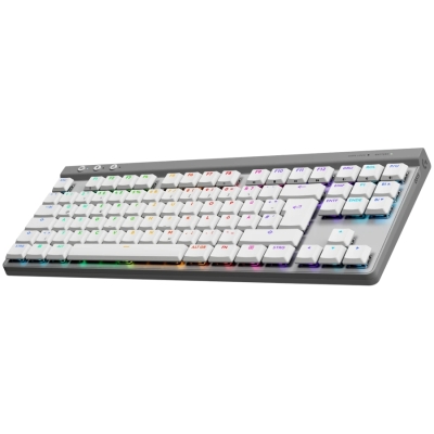 Безжична геймърска клавиатура Logitech G515 LIGHTSPEED TKL, Бяла - 920-012539 gallery image 2