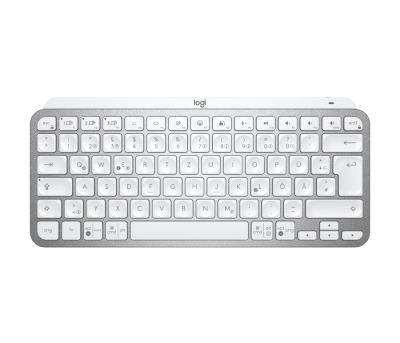 Безжична клавиатура Logitech MX Keys Mini, Бяла - 920-010499