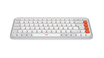 Безжична клавиатура Logitech Pop Icon Keys, Бяла - 920-013072 gallery image 2