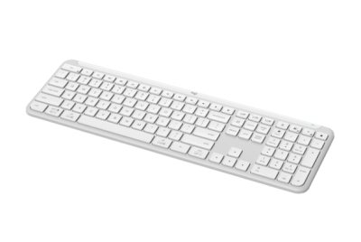 Безжична клавиатура Logitech K950, Бяла - 920-012466 gallery image 3