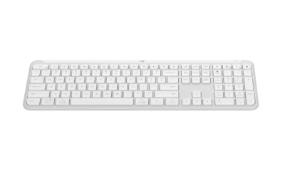 Безжична клавиатура Logitech K950, Бяла - 920-012466 gallery image 4