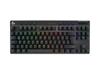 Безжична геймърска клавиатура Logitech G PRO X TKL, Черна - 920-012136