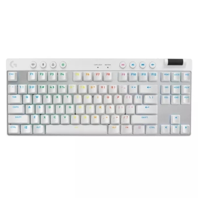 Безжична геймърска клавиатура Logitech G PRO X TKL, Бяла - 920-012148 gallery image 2