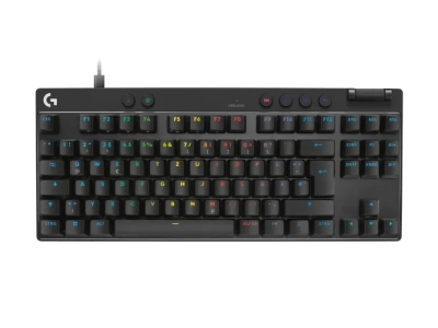 Геймърска kлавиатура Logitech PRO X TKL RAPID, Черна - 920-013233 gallery image 1