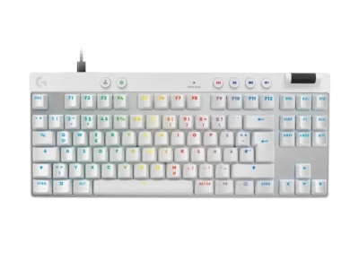 Безжична геймърска клавиатура Logitech PRO X TKL RAPID, Бяла - 920-013242 gallery image 1