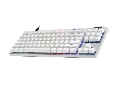 Безжична геймърска клавиатура Logitech PRO X TKL RAPID, Бяла - 920-013242 gallery image 3