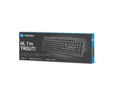 Клавиатура Natec Keyboard Trout, Черна - NKL-0967 gallery image 5