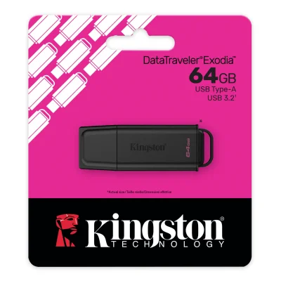 Флаш памет 64GB Kingston DataTraveler Exodia G2, Черна - DTXG2/64GB gallery image 4